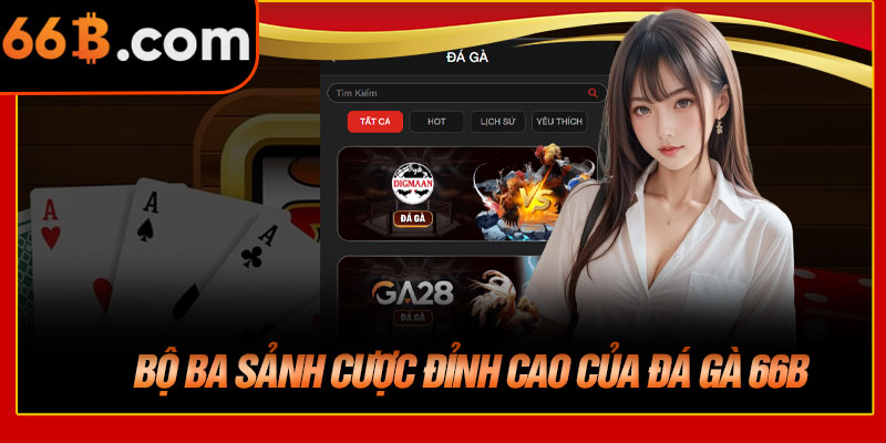 Bộ Ba Sảnh Cược Đỉnh Cao Của Đá Gà 66B